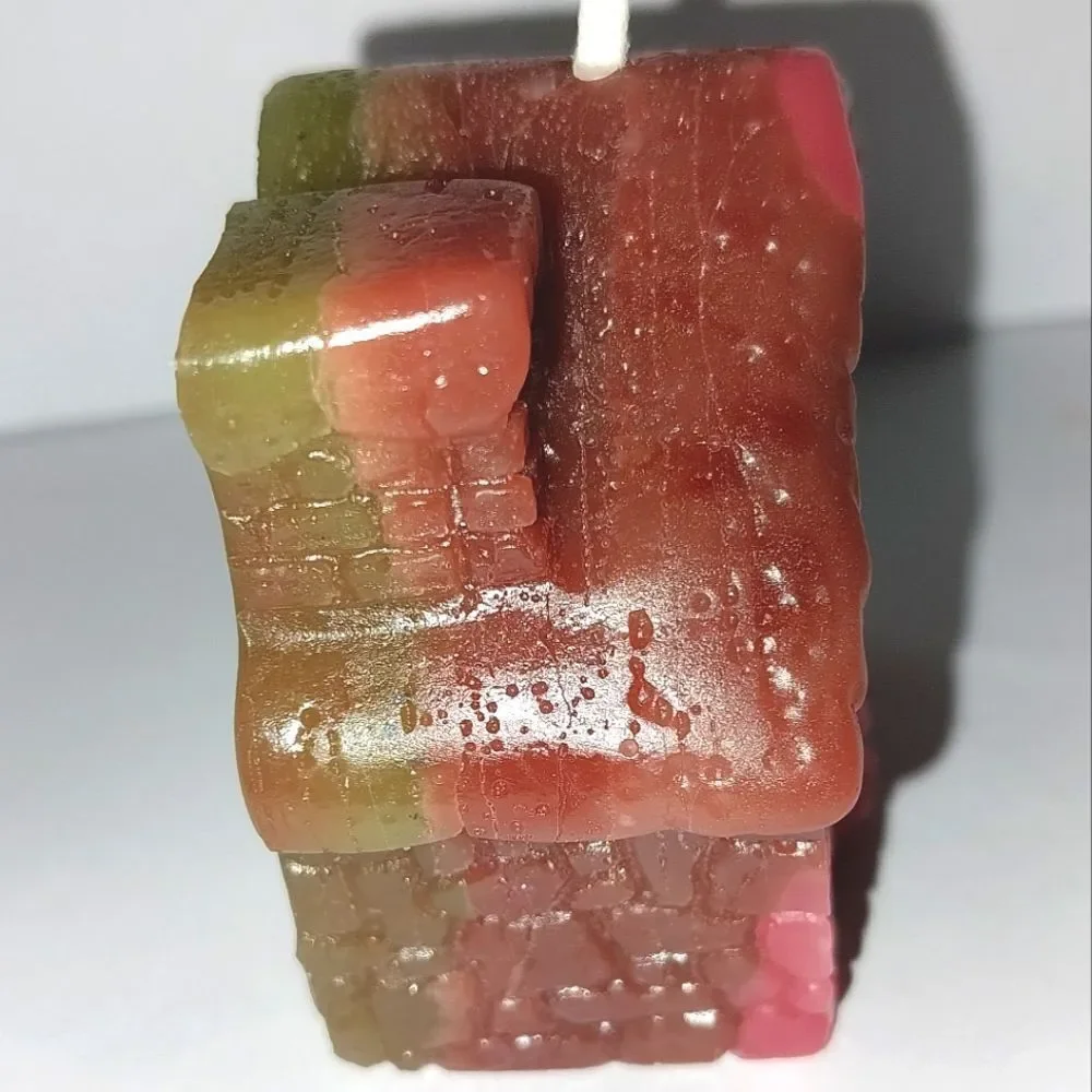 Hand crafted limited edition Gingerbread house candle